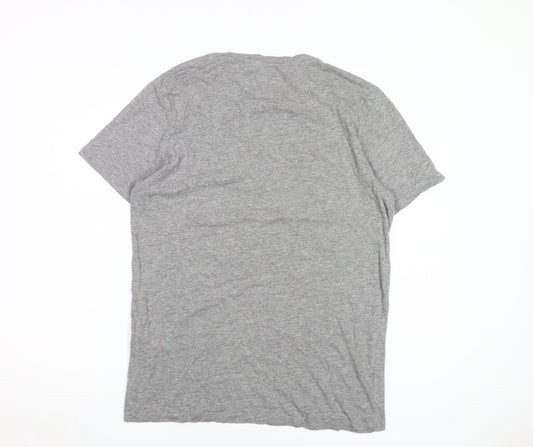 Jack & Jones Men's Grey Regular Fit T-Shirt L