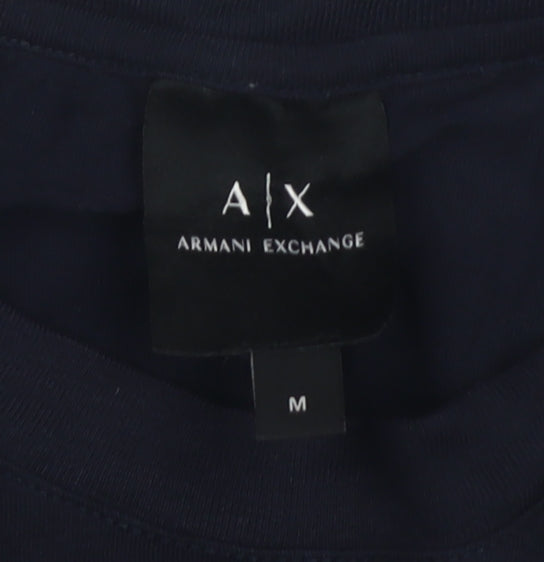 Armani Exchange Men's M Black Graphic T-Shirt