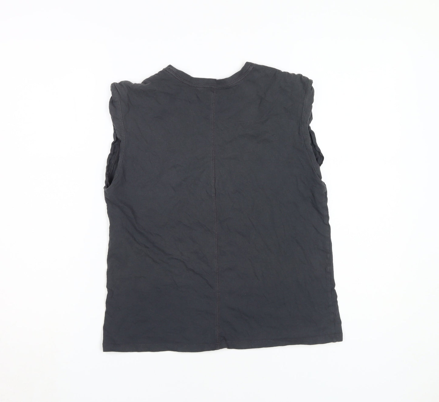 Abercrombie & Fitch Women's Black Sleeveless T-Shirt S