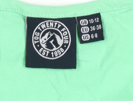 Tog Twenty Four Green Women's Tank Top Size 10