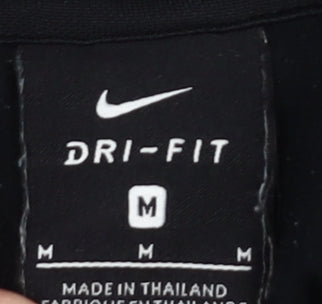 Nike Men's Black 1/4 Zip Pullover Gym Top - Size M