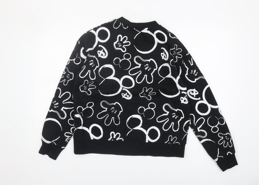 Disney Women's Black XS Pullover Sweatshirt