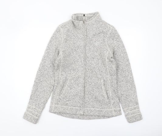 The North Face Women's Grey Full Zip Sweatshirt Size S