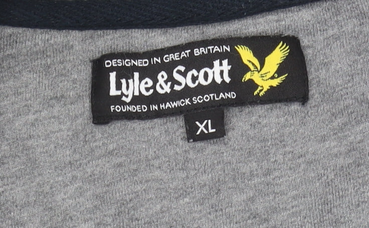 Lyle & Scott Men's Grey Pullover Sweatshirt XL