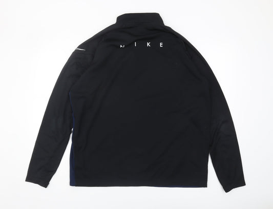 Nike Men's XL Blue & Black Dri-Fit Sweatshirt