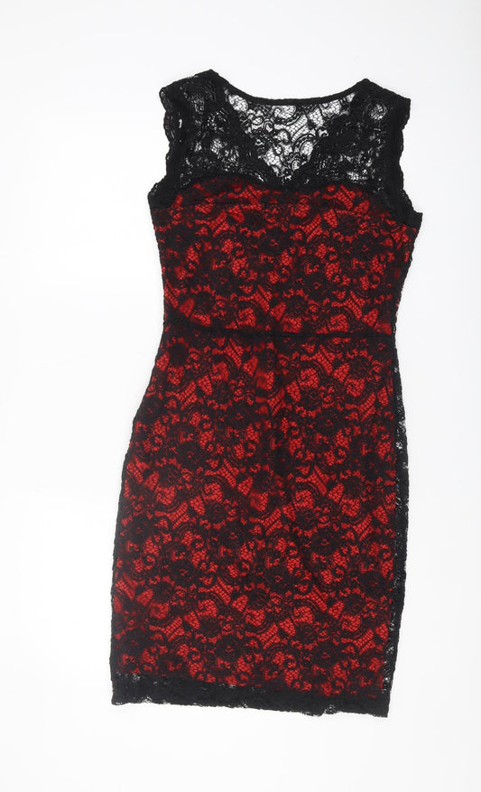 Joe Browns Red Bodycon Dress, Size 10, Women's Stylish