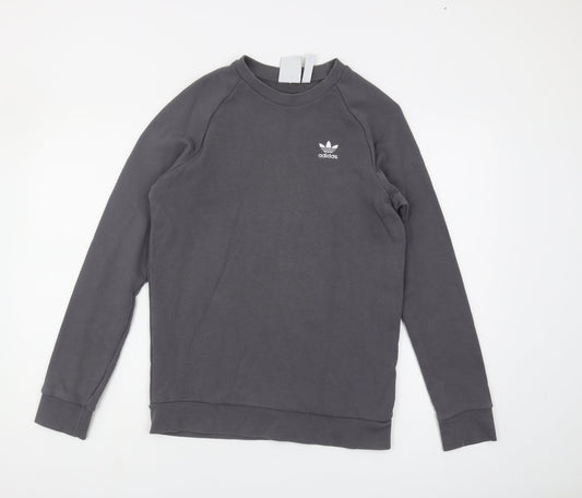 Adidas Men's Grey Pullover Sweatshirt XS