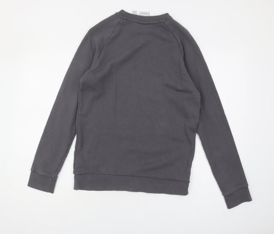 Adidas Men's Grey Pullover Sweatshirt XS