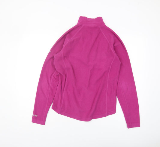 Trespass Women's Pink Fleece Sweatshirt M Zip