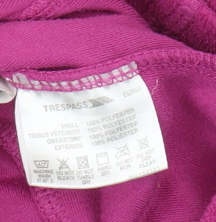 Trespass Women's Pink Fleece Sweatshirt M Zip