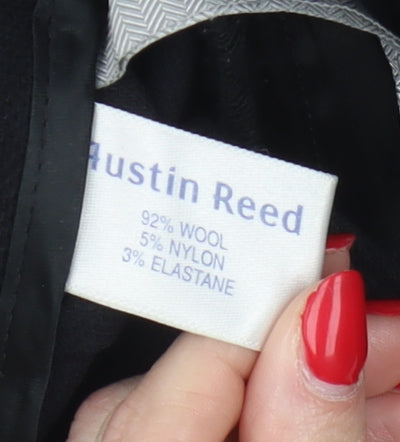 Austin Reed Women's Black Straight Trousers Size 10