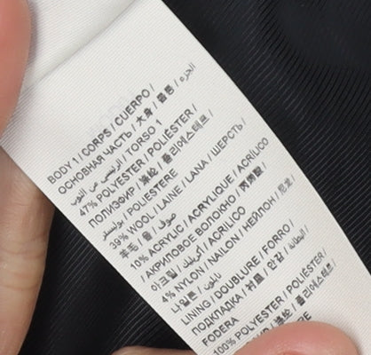 Superdry Women's Black Tweed Skirt S with Pockets