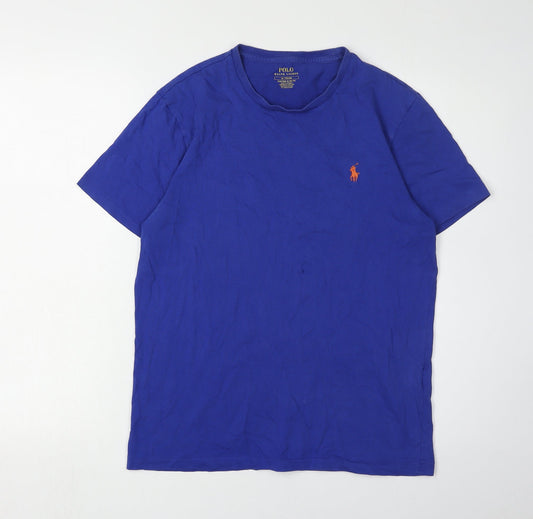Ralph Lauren Men's Blue Slim Fit Polo T-Shirt M