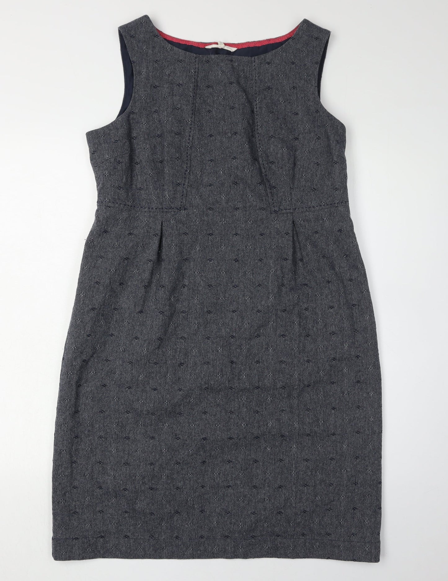 White Stuff Women's Grey Sheath Dress Size 14