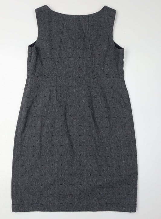 White Stuff Women's Grey Sheath Dress Size 14