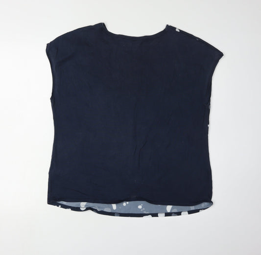 Womens UK Size 12 Ted Baker Blue Polyester Blouse