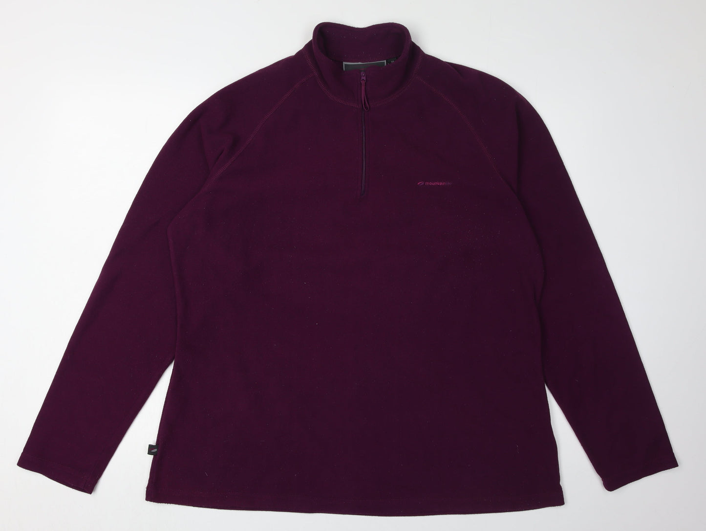 Mountain Life Women's Purple Fleece Pullover Sweatshirt