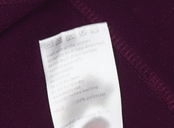 Mountain Life Women's Purple Fleece Pullover Sweatshirt