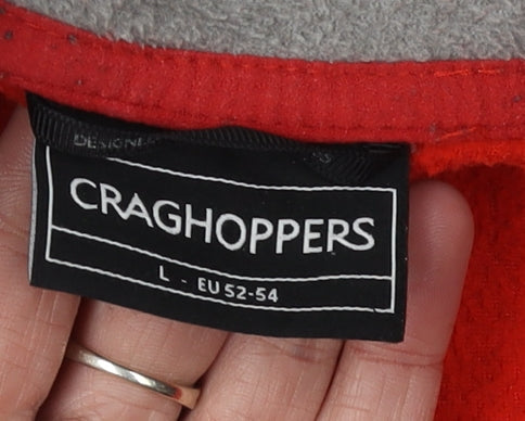 Craghoppers Men's Red Fleece Sweatshirt L