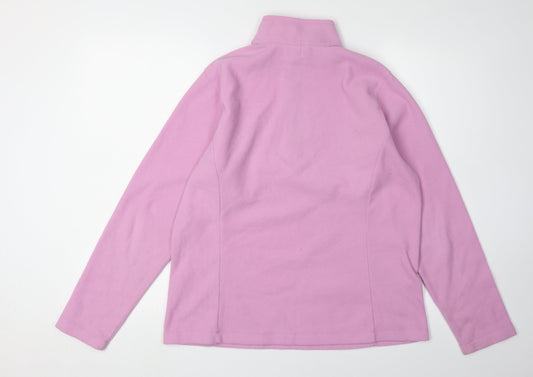 Lands' End Women's Pink Pullover Sweatshirt, Size 12