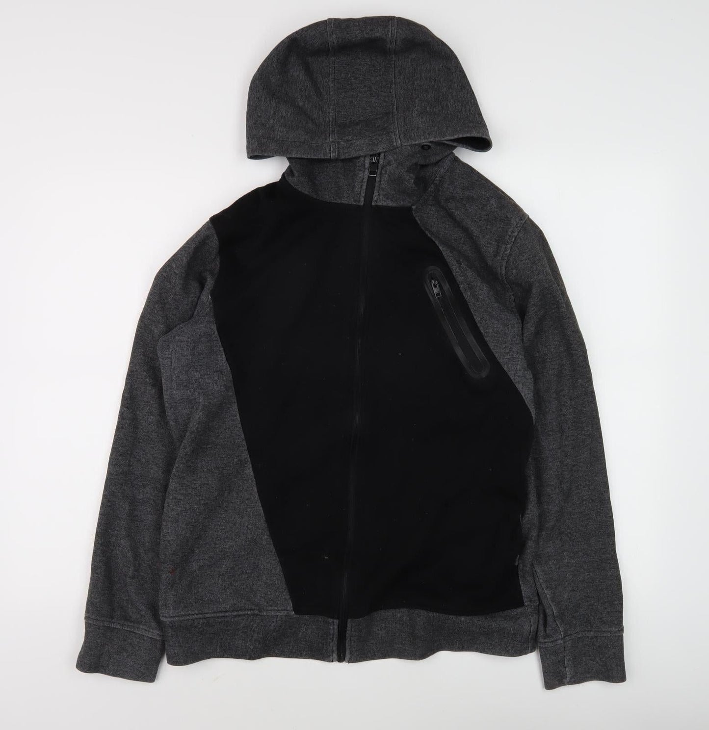 Jack & Jones Men's Black Full Zip Hoodie