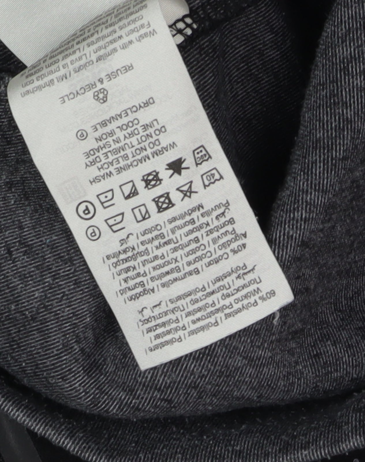 Jack & Jones Men's Black Full Zip Hoodie