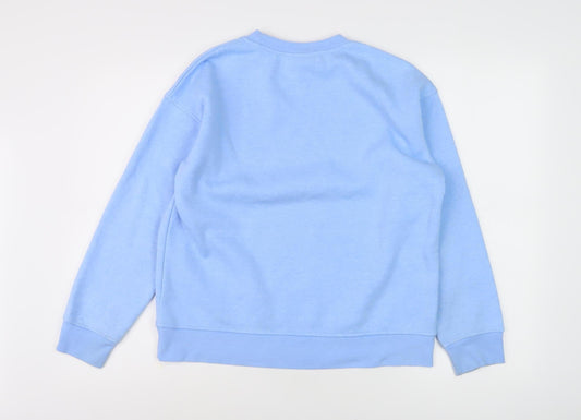 Disney Women's Blue XS Pullover Mickey Mouse Sweatshirt