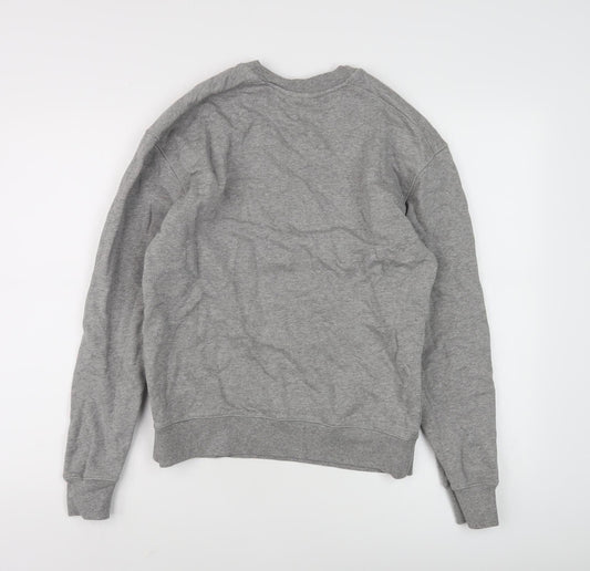 Les Boys Les Girls Grey Crew Neck Pullover Sweatshirt Unisex S