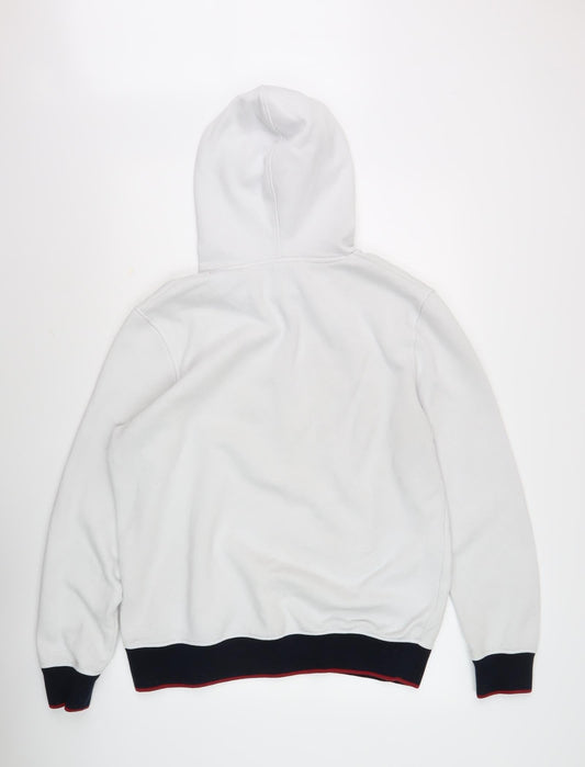 Jack & Jones Men's XL White Graphic Hoodie