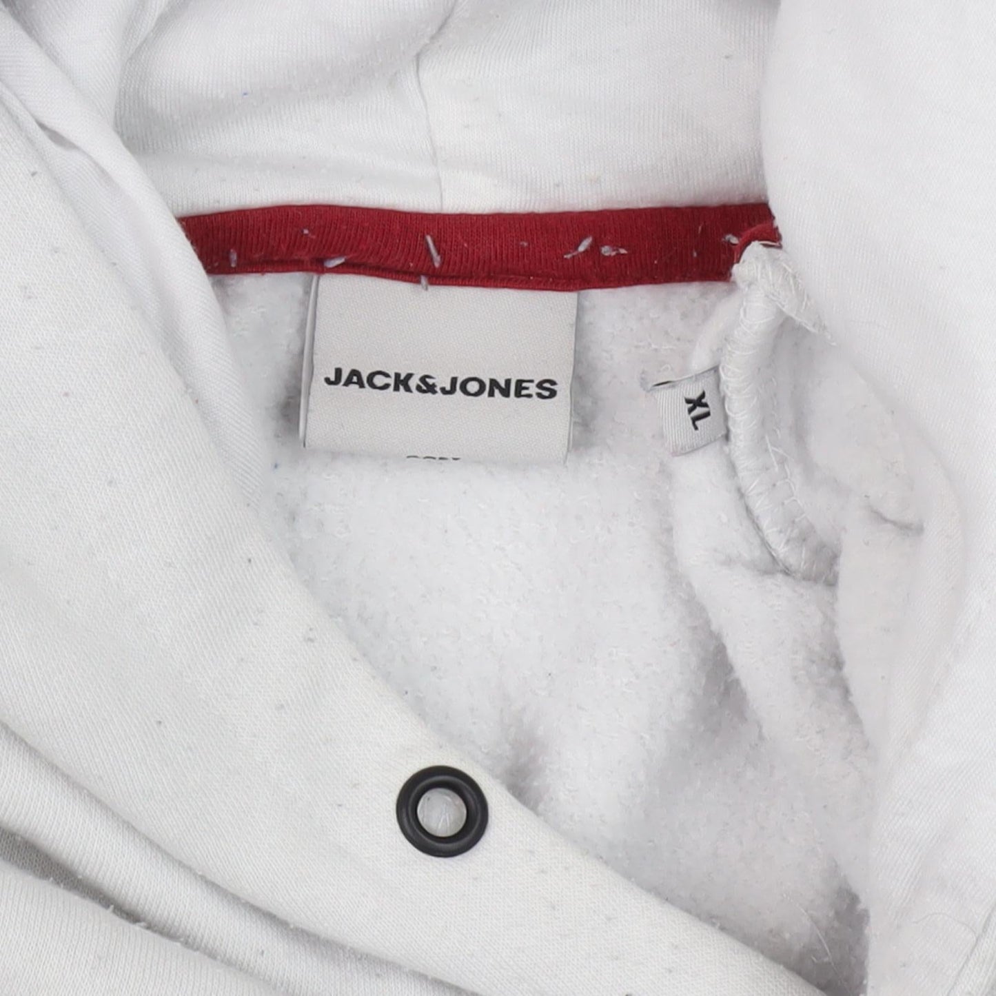 Jack & Jones Men's XL White Graphic Hoodie