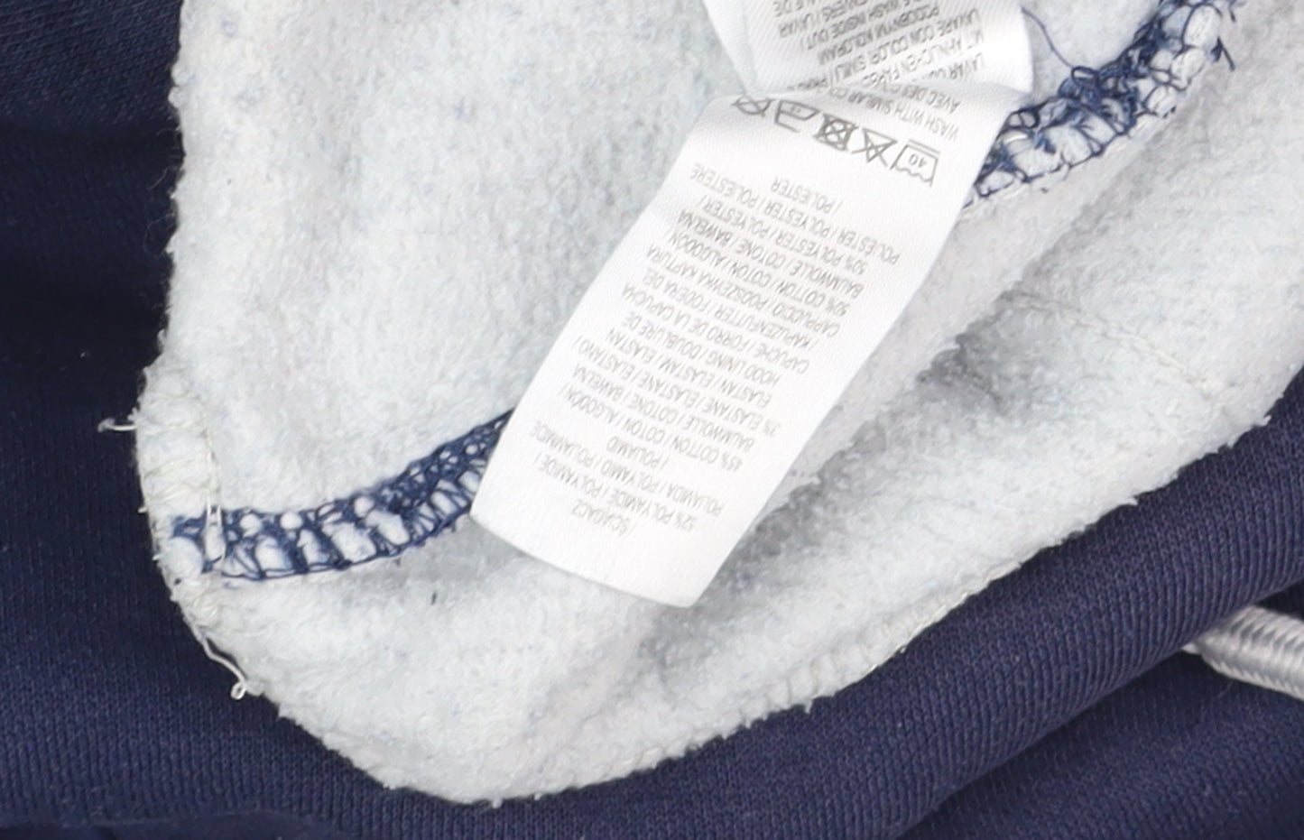 McKenzie Men's Blue Pullover Hoodie L