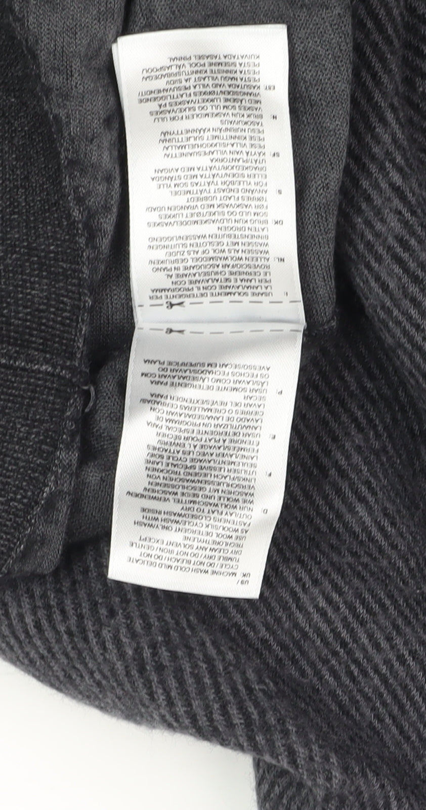 Adidas Men's Black Grey Pullover, M, High Neck Casual