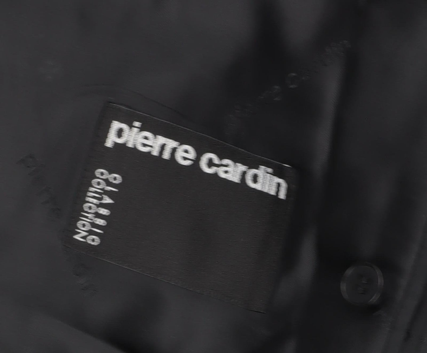 Pierre Cardin Men's Black Wool Blazer Size 42R