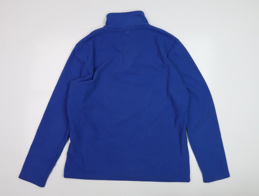 Mountain Warehouse Men's Blue Fleece Pullover L