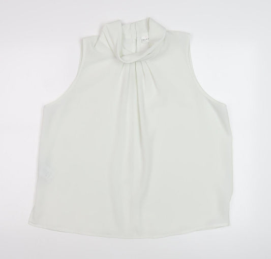 Womens UK Size 18 Alexon White Polyester Blouse