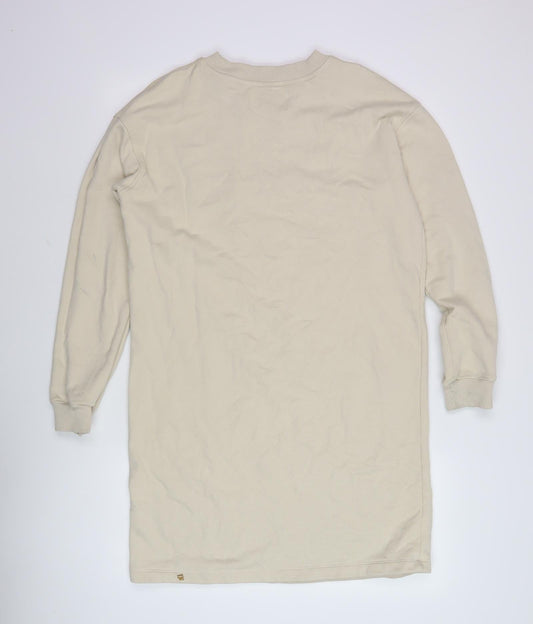 Calvin Klein Beige Logo T-Shirt Dress M