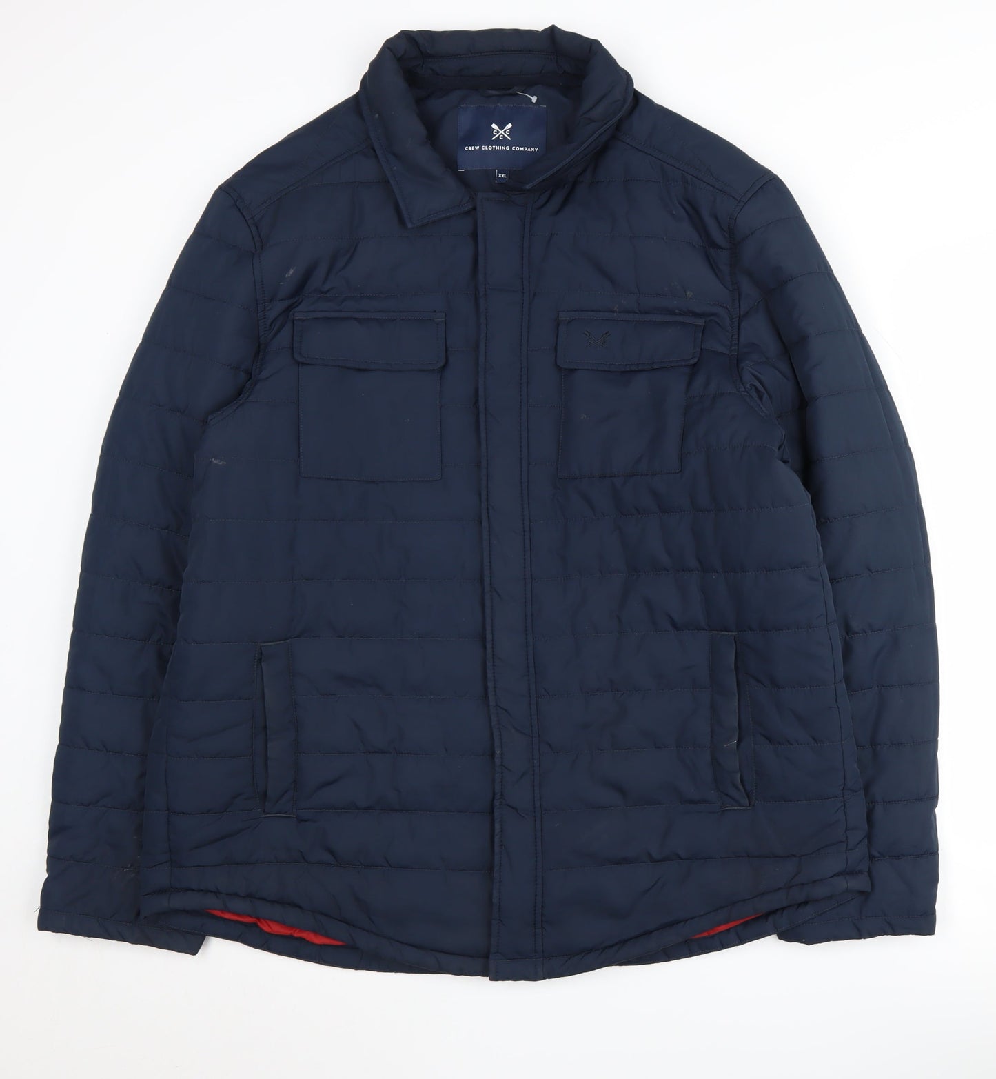 Crew Clothing Company Men's Blue 2XL Puffer Jacket