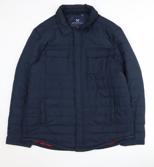 Crew Clothing Company Men's Blue 2XL Puffer Jacket