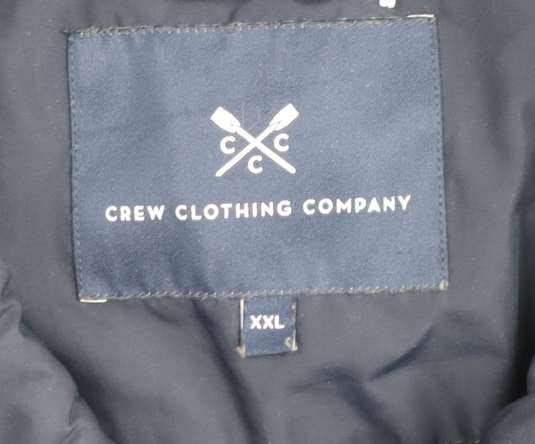 Crew Clothing Company Men's Blue 2XL Puffer Jacket