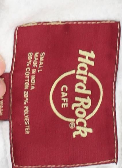 Hard Rock Cafe Unisex Grey Pullover Hoodie S