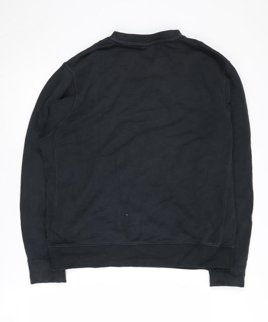 Nike Men's Black Sweatshirt M with Logo Graphic