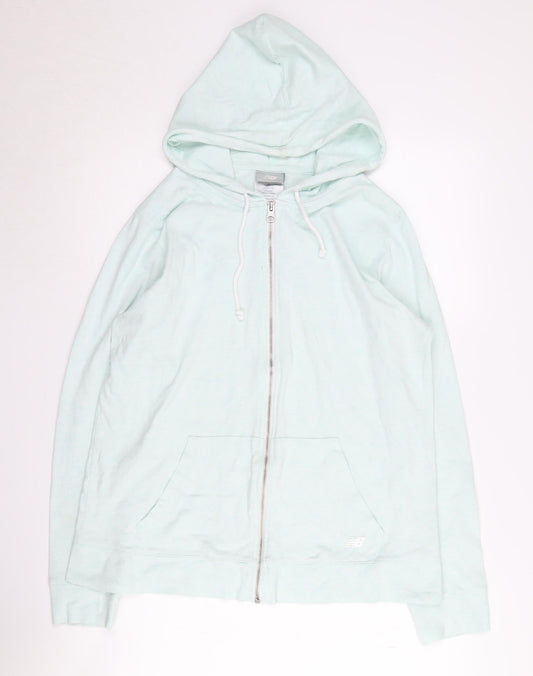 New Balance Women's Green Full Zip Hoodie XL