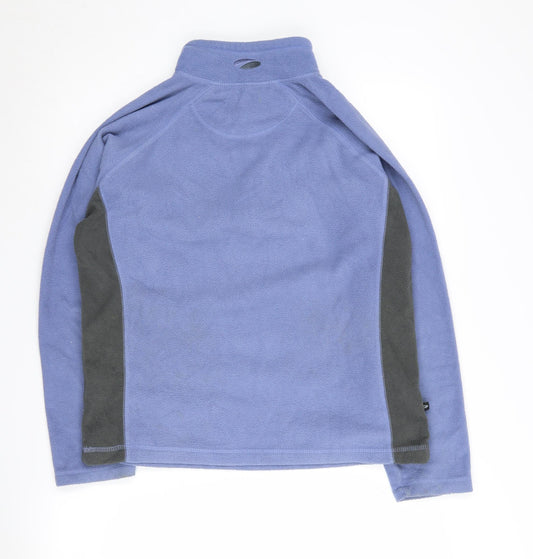 Mountainlife Women's Blue Fleece Pullover Sweatshirt Size 12
