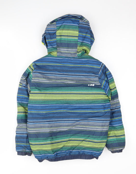 Decathlon Boys Multicoloured Hooded Puffer Jacket Size 6