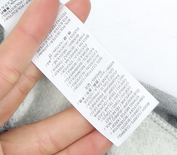 Nike Boys Grey Sports Pullover Hoodie Size 16