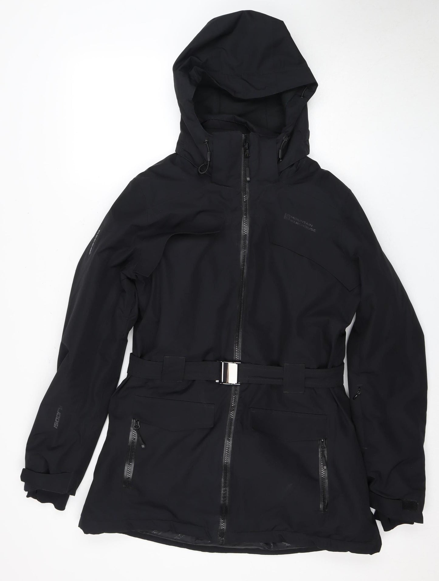 Mountain Warehouse Women's Black Ski Jacket, Size 14, Waterproof