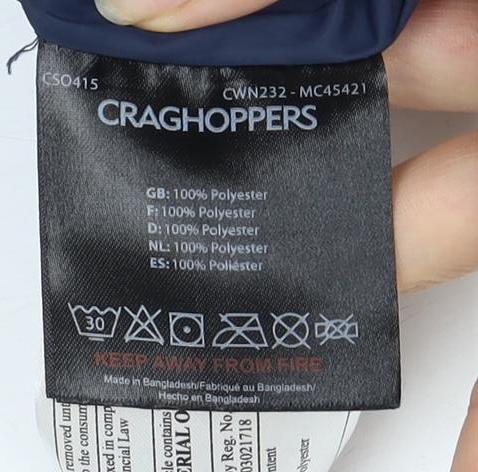 Craghoppers Women's Blue Size 8 Puffer Jacket