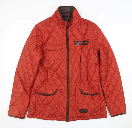 Musto Women's Red Quilted Jacket Size 12