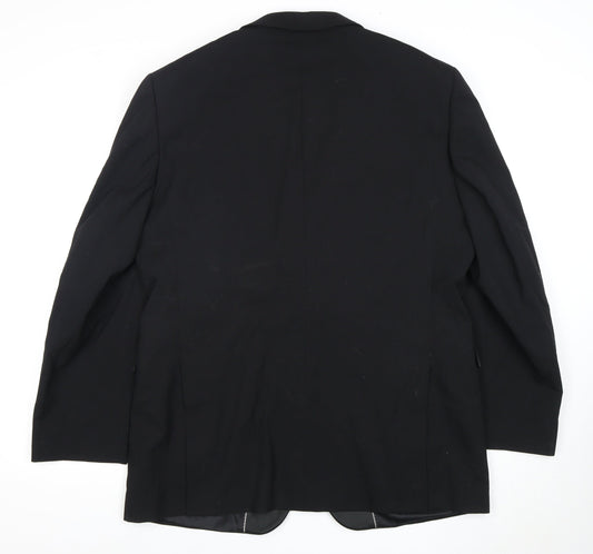 Moss Bros Men's Black Tuxedo Suit Jacket, Size 42R