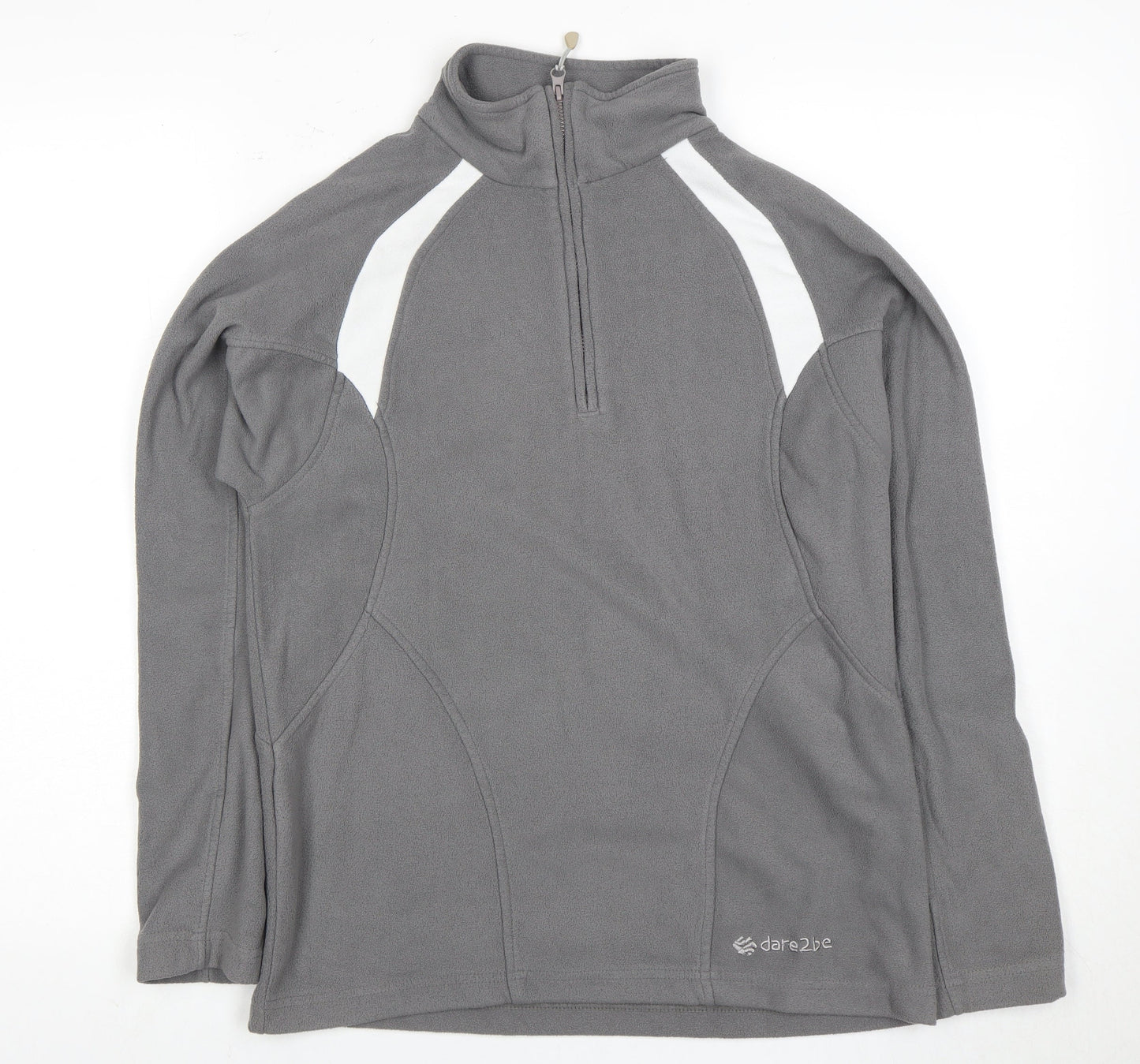 Dare2Be Women's Grey Fleece Zip Sweatshirt M